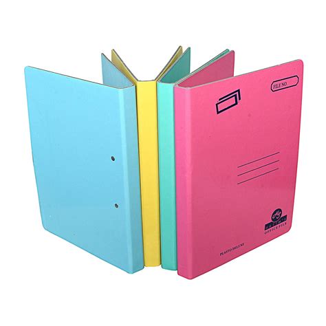 Plasto Premium Box File with Punchless Auto Steel Clip (8) : Amazon.in ...