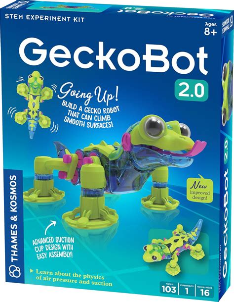 Amazon.com: Thames & Kosmos GeckoBot 2.0 STEM Experiment Kit | Build a ...