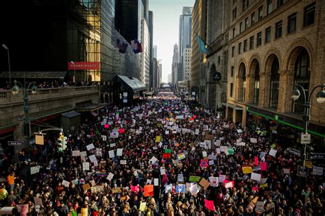 Women’s March Highlights as Huge Crowds Protest Trump: ‘We’re Not Going ...