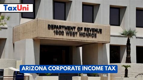 Arizona Corporate Income Tax 2025 - 2026