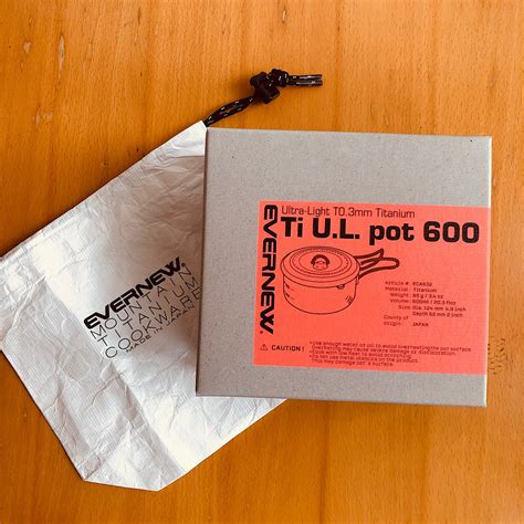 EVERNEW エバニュー Ti U.L. ポット600 ECA532 | BEANS Online Shop