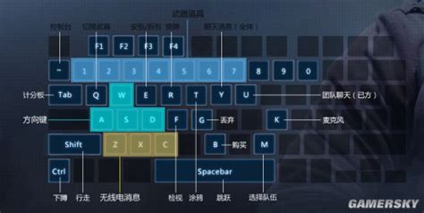 CSGO键盘及鼠标键位图一览 键盘键位怎么改 _ 游民星空 GamerSky.com
