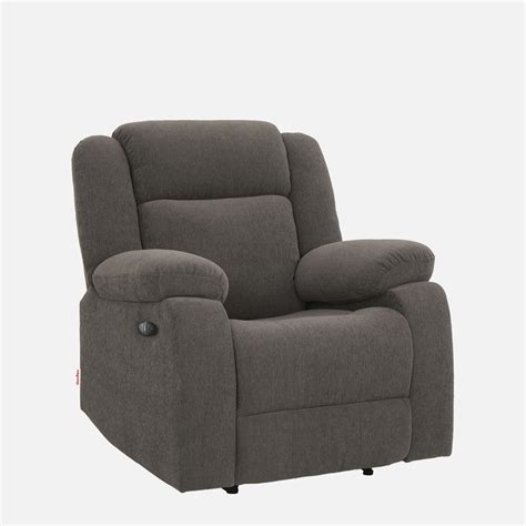 Avalon Motorized Electric Powered Grey Fabric Recliner December 13 ...
