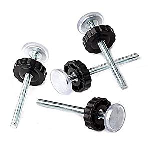 Pressure Mounted Baby Gates Threaded Spindle Rods,4Pcs Spindle Screw ...