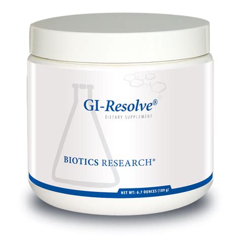 Biotics Research GI-Resolve® 189g Gut support powder – FMI health