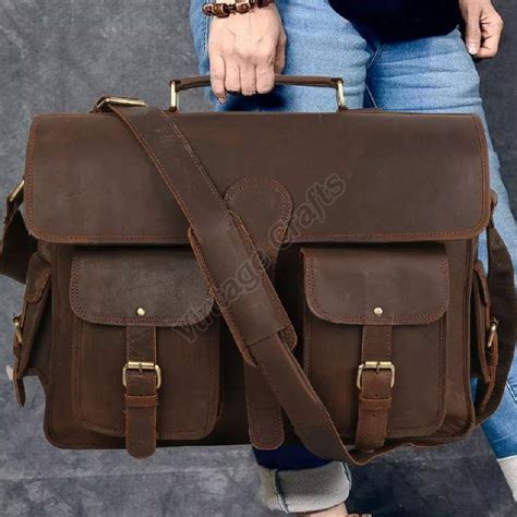 Leather Satchel Messenger Bag Manufacturer, Supplier from Udaipur