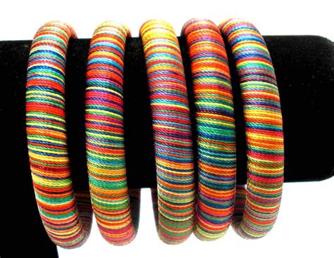 41+ Unique & Mind Blowing Thread Bangles Designs