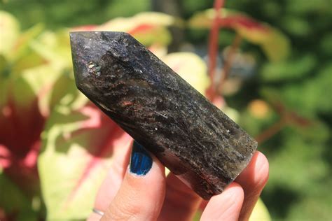 Thousand Layer Quartz Point, the Journey Crystal Lodolite Scenic Quartz With Sand Inclusions ...