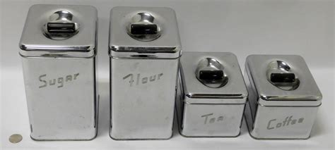 Vintage Canette Flour & Sugar Canisters Jars & Containers Kitchen ...