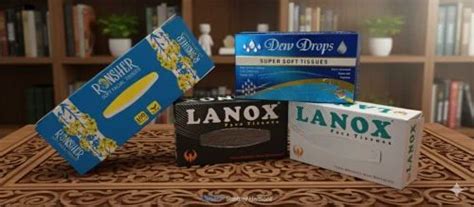 Metallic Tissue Packaging Box - Tissue Paper Packaging Box Manufacturer ...