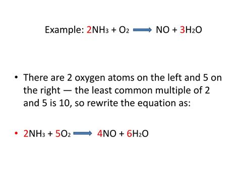 Image result for NH3 O2 NO H2O Balanced