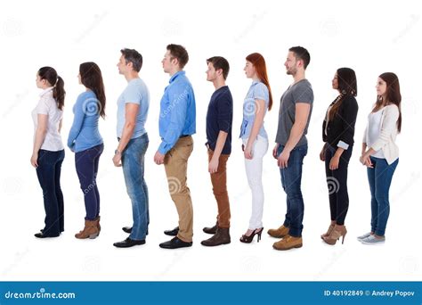 People Standing in a Row 的图像结果