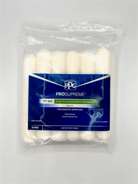 PPG ProSupreme™ Microfiber Rod Frame 6" x 1/4" Mini Rollers (12 Pack ...