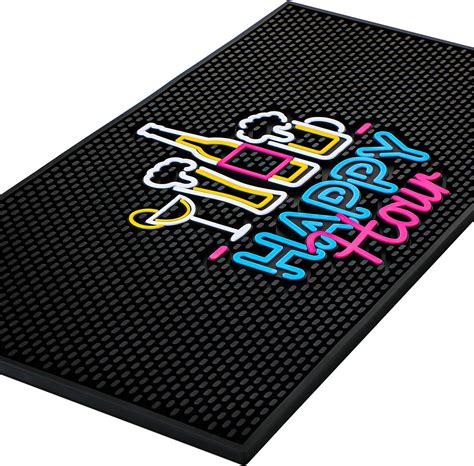 Amazon.com: Ultra High Quality Bar Mat - "It's 5:00 Somewhere" 12 x 18 ...