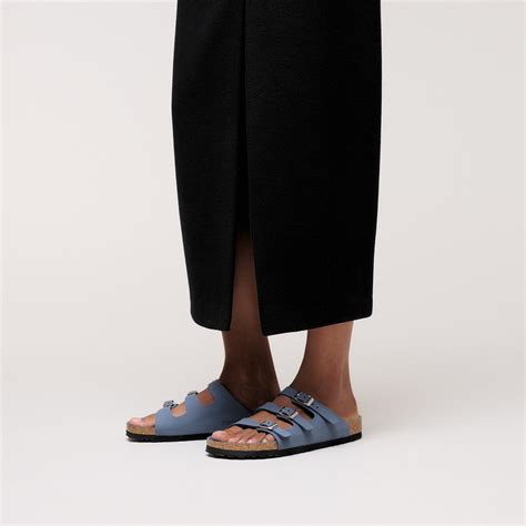 Florida Fresh Cuir nubuck Stone Blue | BIRKENSTOCK