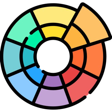 Color wheel - Free edit tools icons