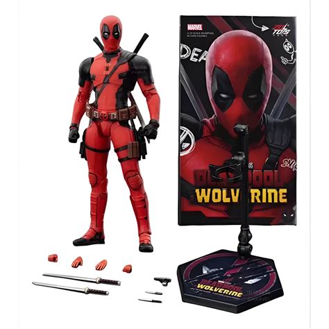 Buy Original Licensed Marvel Deadpool Action Figure | 1:10 Scale (15 ...