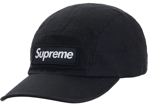 SUPREME MILITARY CAMP CAP FW20 BLACK