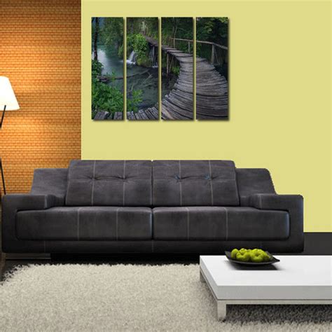 999STORE Multiple Wooden Frames Printed Waterfall paintingframesd for ...