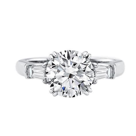 10.60-carat round brilliant diamond engagement ring | Harry Winston ...