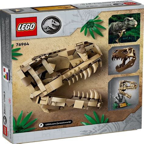 Lego 76964 Jurassic World Dinosaur Fossils: T. rex Skull ( 577 Pieces ...