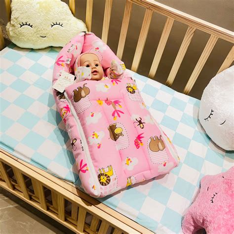 Fareto New Born 100% Cotton Baby 3 in 1 Carry Bag Cum premium Hippo Sl ...