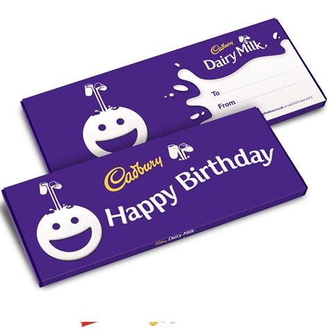 Cadbury Happy Birthday Dairy Milk 850g Large Bar by Cadbury Gifts ...