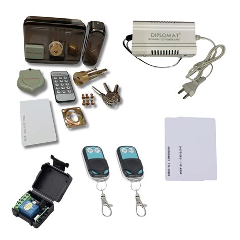 Electronic Lock Motor Operated Silent Outdoor Type Open by RFID Card ...
