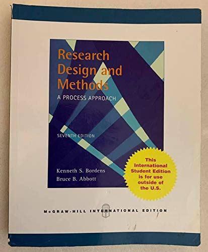 Research Design and Methods. A Process Approach : Amazon.in: Books