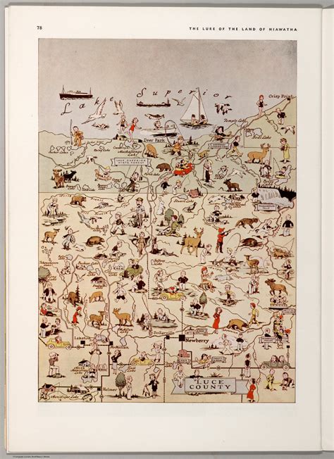 Luce County, Michigan. - David Rumsey Historical Map Collection