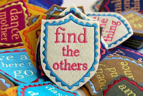 Book Quote Clothes Patches : Iron-on patch