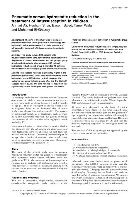 Hydrostatic Reduction of Intussusception 的图像结果