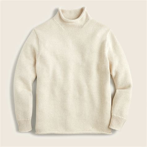 J.Crew: Adults' 1988 Cotton Rollneck™ Sweater For Men