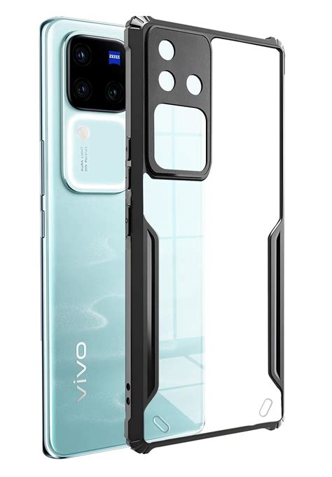 Spazy Case® Vivo V30 Pro Back Cover | Transparent Crystal Clear Hard PC ...