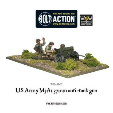 Acheter Bolt Action - US Army 37mm Anti-tank Gun - Jeu de figurines ...