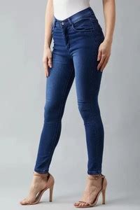 SS Fashion Hub Slim Women Dark Blue Jeans - Buy SS Fashion Hub Slim ...
