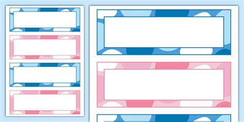 'Wee Buns' Blank Labels