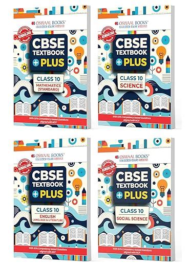 Oswaal CBSE Textbook Plus Maths Standard, Science, English Language and ...