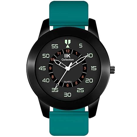 IIK COLLECTION Watches for Men Round Numerical Dial Analogue Watch with ...