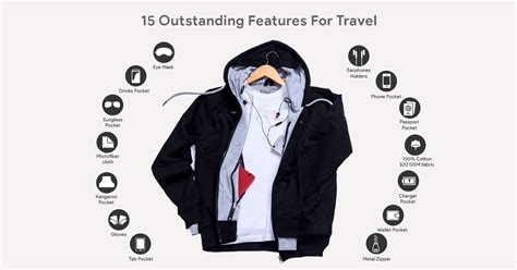 The World's Best Travel Hoodie | Packed With 15 Outstanding Features at ...