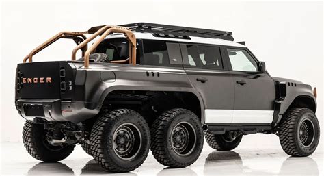 Land Rover Defender Gets a 6*6 Upgrade by Apocalypse