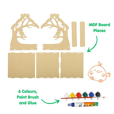 DIY Wooden Bird Feeder Kit: Fun Craft Activity for Kids & Adults - Shop ...