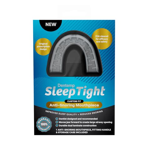 Dentemp SleepTight - Anti-Snoring Mouthpiece | SleepTight Mouthpiece ...