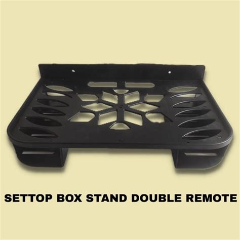 SETTOP BOX DOUBLE REMOTE STAND