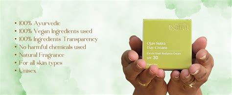Ayurvedic Sutra Brightening Day Cream SPF 30 | With Kumkumadi Oil ...