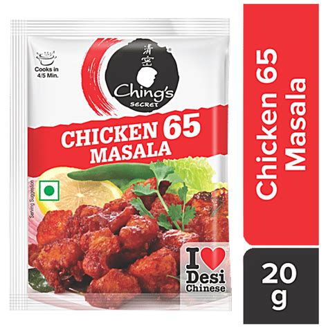 Buy Chings Secret Miracle Masala Chicken 65 25 Gm Online at the Best ...