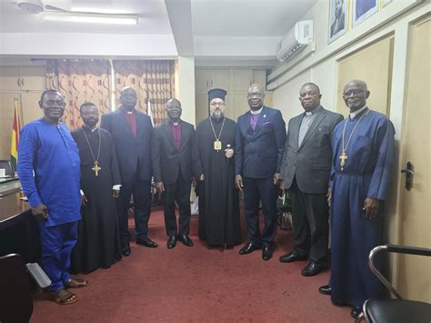 Metropolitan of Accra visits headquarters of the Christian Council of Ghana - Vema.com.au