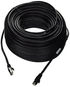 C2G/Cables to Go 28717 Cat5E Molded Shielded Patch Cable, Black (150 ...