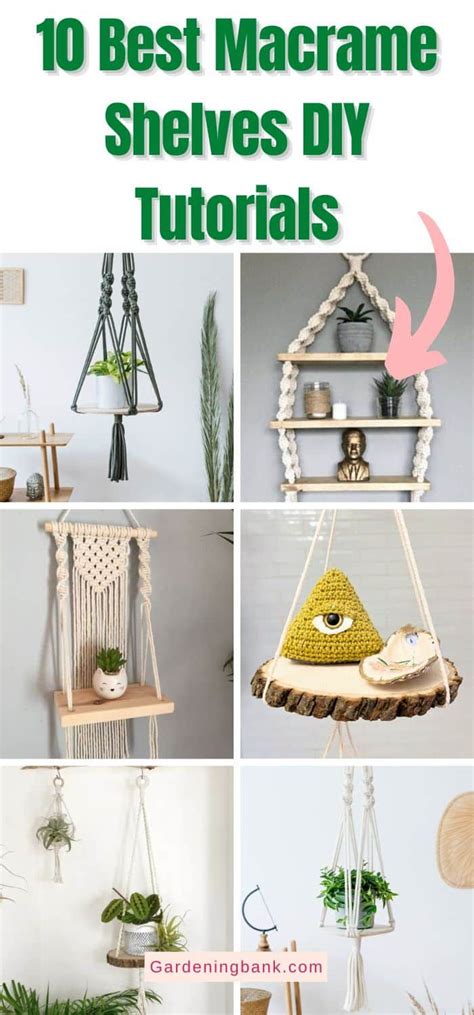 Image result for Macrame Shelves Tutorials