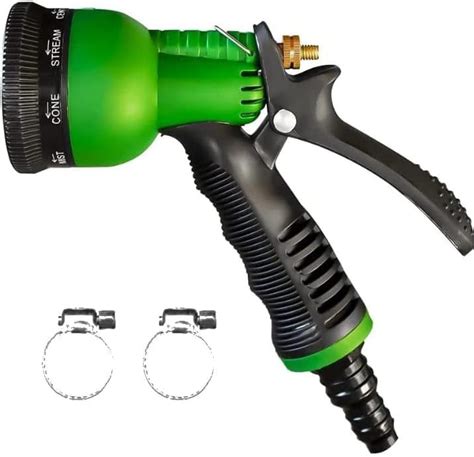 Inkkwood 7 Pattern High Pressure Garden Hose Nozzle Water Spray Gun ...